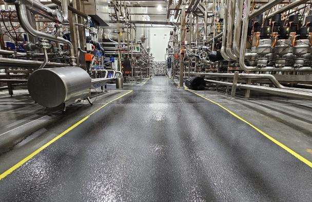 Beverage Company Flooring