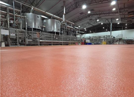 Beverage Company Flooring